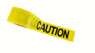 High Flexibility Waterproof Segregation Caution Tape 1000ft Length 3in Width 1.6mil Thickness