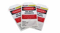 Plastic Safety Tag Custom Design for High-Performance Applications