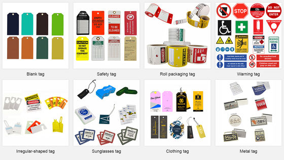 Custom  PVC Loto Lockout Sign Safety Lockout Tagout Tags Waterproof Danger Tags-Roll Pack  Tags
