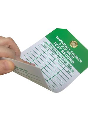 Customized Logo Waterproof High Visibility Plastic Safety Tag for Lockout Tagout Safety Identification