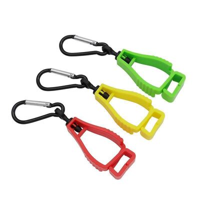 Custom High Strength POM Plastic Glove Clip with Anti-lost Hook for Multi-functional Industrial Use
