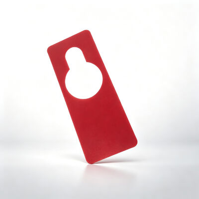 Irregularly Shaped Hang Tags Custom Printed Tear Resistant Withstands Moisture HangTag With String