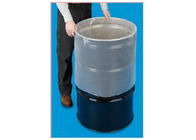 Custom 200 Liter Transparent Drum Liner Bags 4mil Round Bottom Liner