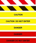 Customized PE Plastic Barrier Tape Safety Danger Caution Police Any Color