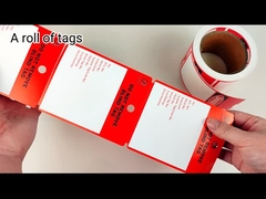 플라스틱 안전 태그