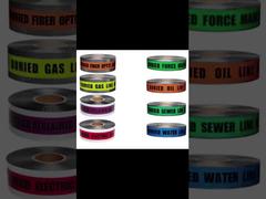 탐지 할 수 있는 지하 경고 테이프