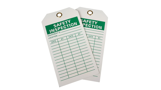Durable Plastic Safety Tag Easy to Install for Quick Safety Measures