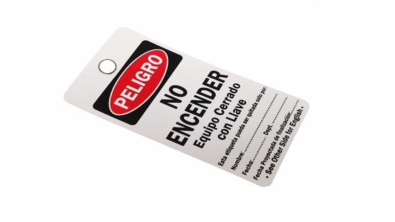 Custom Design Plastic Safety Tag for High-Performance Solutions