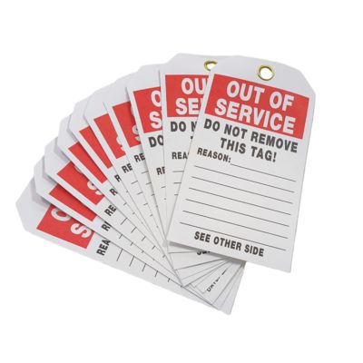 맞춤형 인쇄 로고 서비스 중단 태그 PVC 방수 내구성 플라스틱 태그