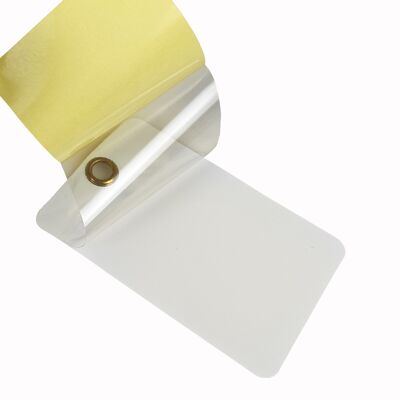 Custom Printed Logo Self-Laminating Peel and Stick Tag PVC Lockout Tag